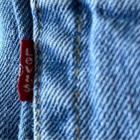 Levi's 505 Vintage Men's Jeans 100% Cotton Regular Fit Straight Leg 32 X 32 Blue - Picture 6 of 9